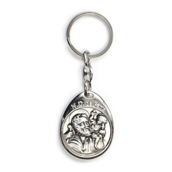 Saint Christopher key chain