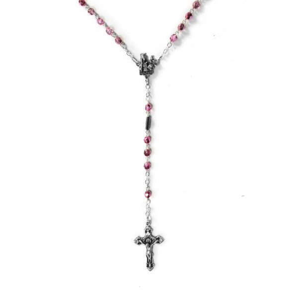 Fuchsia Notre-Dame rosary