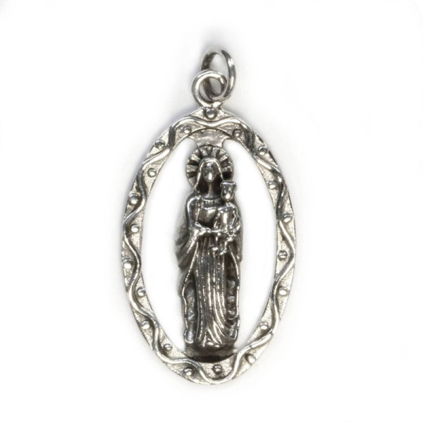 Silver Virgin Pendant